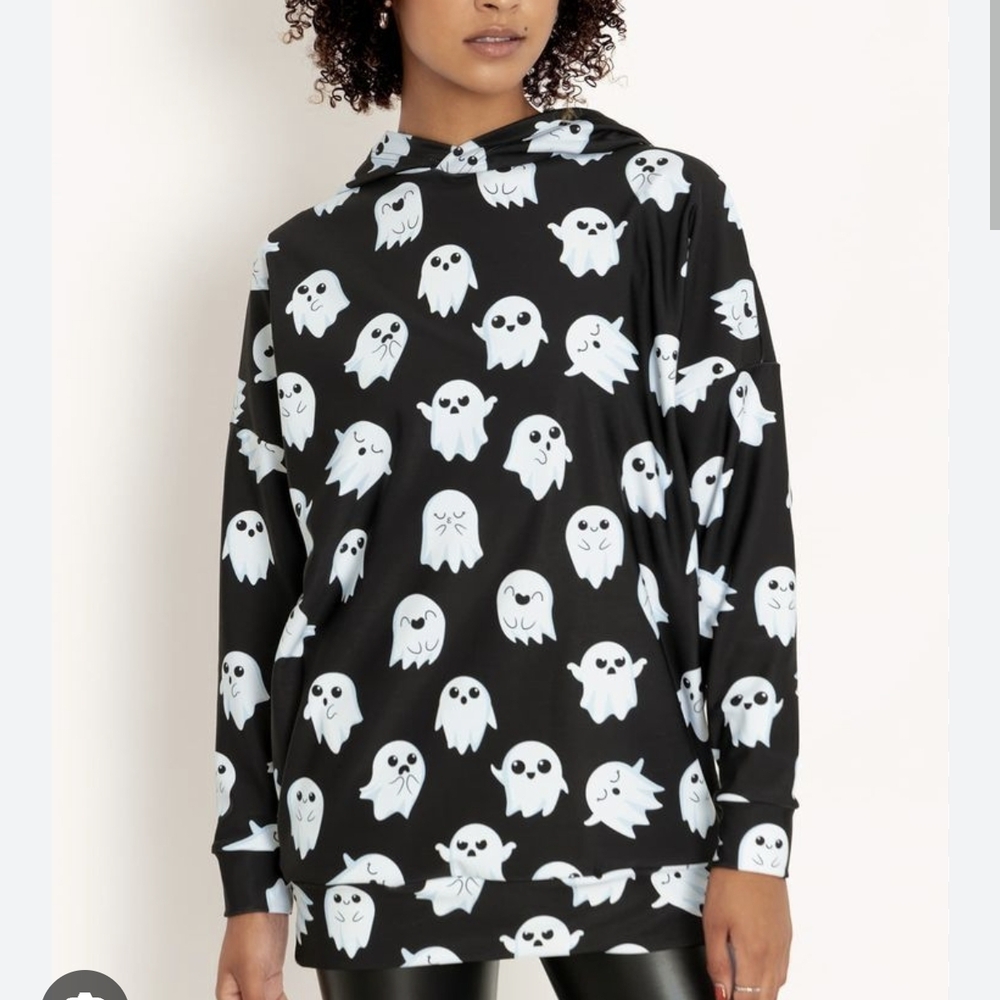 Blackmilk Monochrome Ghost Hoodie